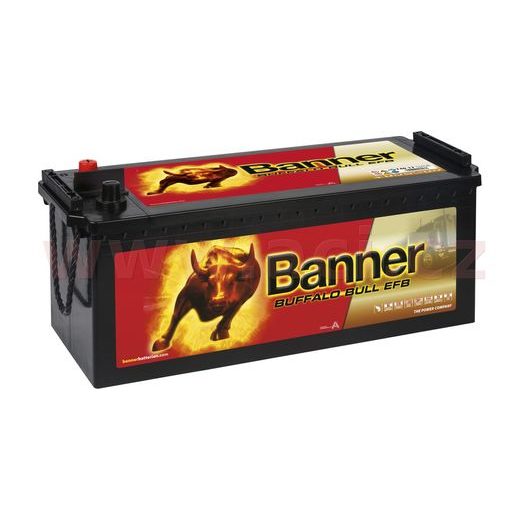 240AH BATERIE, 1200A, LEVÁ BANNER BUFFALO BULL EFB 517X273X212(240)