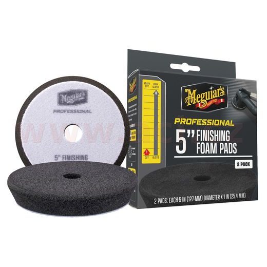 MEGUIAR'S PROFESSIONAL FINISHING FOAM PADS (5“) PĚNOVÉ FINIŠOVACÍ KOTÚČE, PRIEMER 5", 2 KUSY