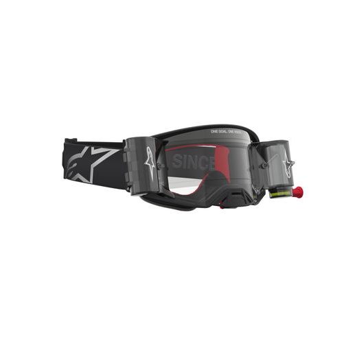 OKULIARE SUPERTECH FIRMA ROLL-OFF WIDE VISION, ALPINESTARS (ČERNÁ/STŘÍBRNÁ, ČÍRE PLEXI A ROLL-OFF SYSTÉM) 2027