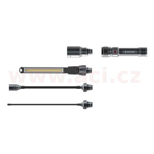 LED LENSER WORKERS FRIEND - RUČNÍ SVÍTILNA PRACOVNÍ SE 4 VYMĚNNÝMI HLAVICEMI, DOBÍJECÍ, ZÁRUKA 7 LET