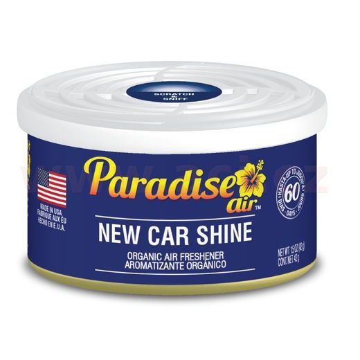 OSVĚŽOVAČ VZDUCHU PARADISE AIR ORGANIC AIR FRESHENER 42 G, VŮNĚ: NOVÉ AUTO