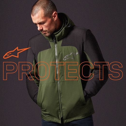 BUNDA STRATOS 2 TECHSHELL DRYSTAR, ALPINESTARS (ZELENÁ/ČERNÁ)