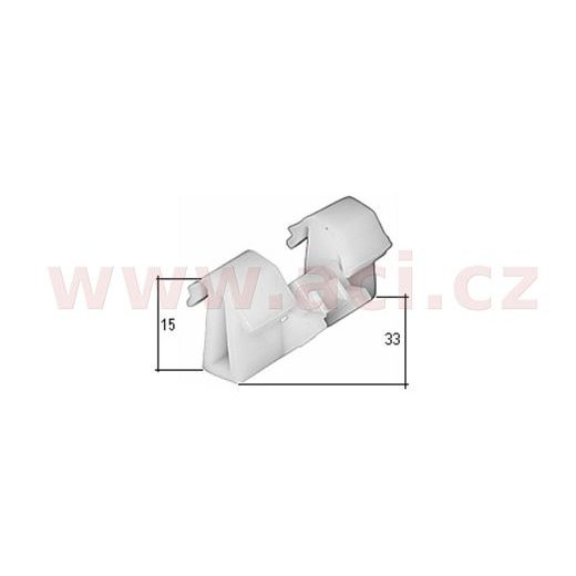 PLASTOVÁ PŘÍCHYTKA (SADA 2 KS)
