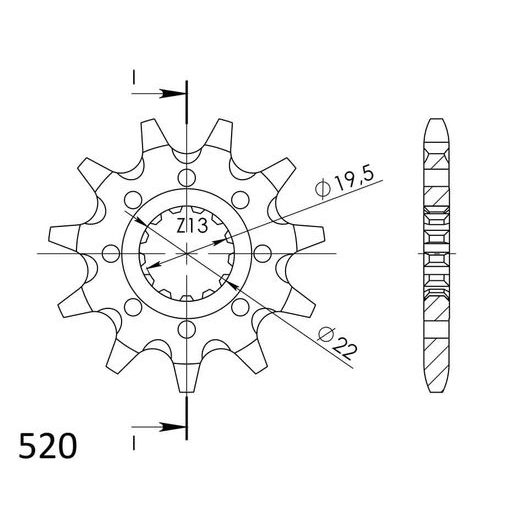 REŤAZOVÁ SADA D.I.D CHAIN - ZLATÝ CHAIN 520 ZVM-X, X-RING (X, NX, QX, XS), CHK FRONT SPROCKET SUPERSPROX, CHK REAR SPROCKET JT PRE ATV SUZUKI LT-250 S 1989-1990