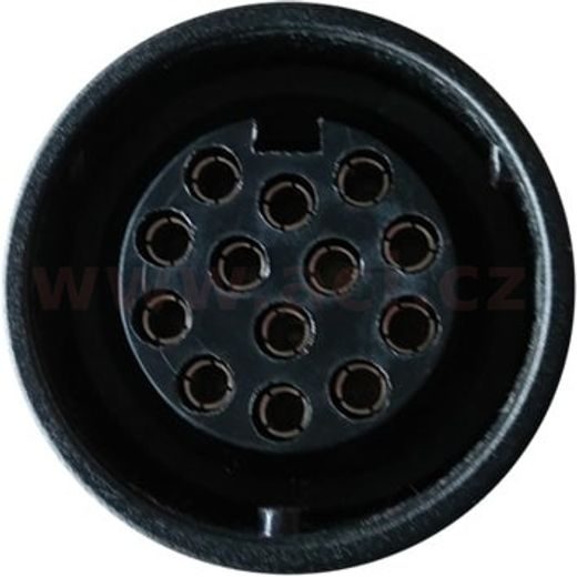 TESTER 13P ZÁSUVEK A ZÁSTRČEK PŘÍVĚSŮ 12 V KUNZER