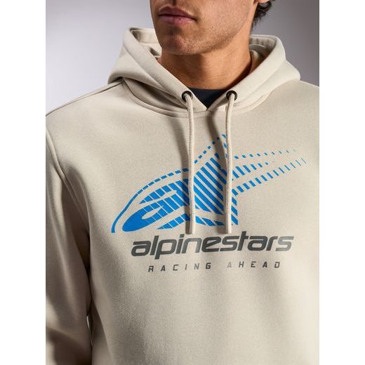 MIKINA PULSE HOODIE, ALPINESTARS (BIELA OFF WHITE)