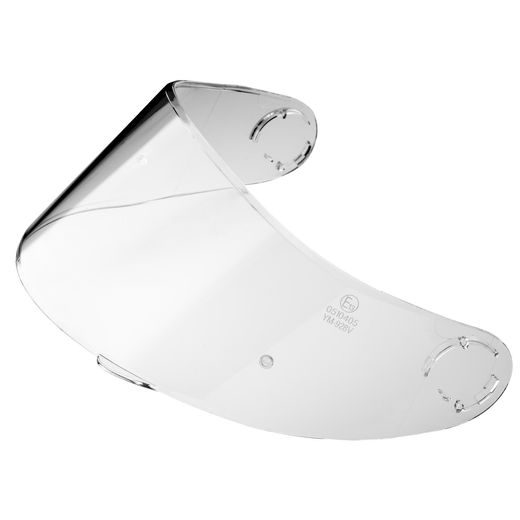 PLEXI PRE PRILBY F18 S PRÍPRAVOU PRE FÓLIU FOGCITY, ZED (ČÍRE)