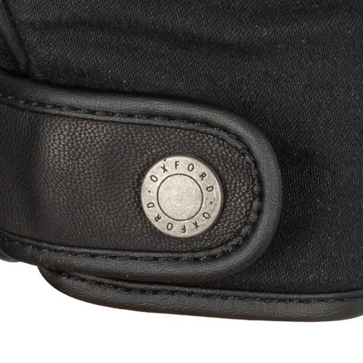 RUKAVICE KICKBACK, DÁMSKE, OXFORD (ČIERNA)