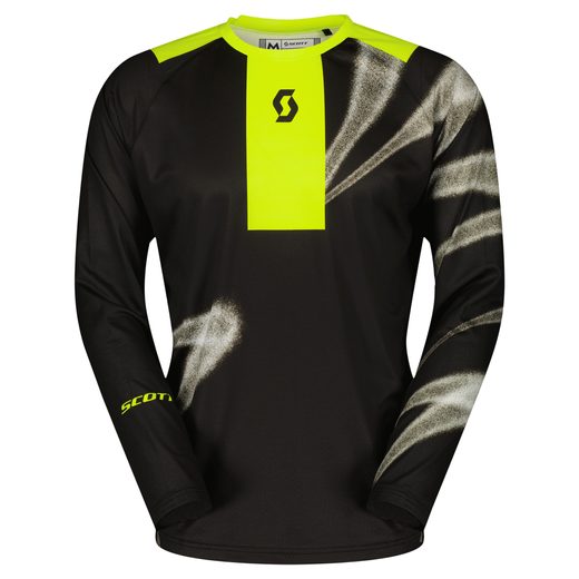 JERSEY EVO DIRT CAVIAR BLACK/SAFETY YELLOW