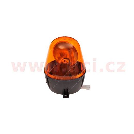 VÝSTRAŽNÝ MAJÁK ORANŽOVÝ H1 12/24 V (MONTÁŽ NA 3 ŠROUBY)