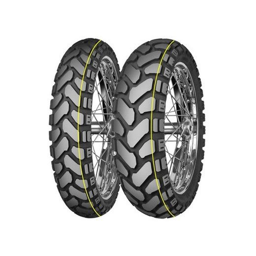 PNEU 110/80-19 (59T) E-07+ DAKAR TL, MITAS - ČR (ŽLTÝ PRUH)