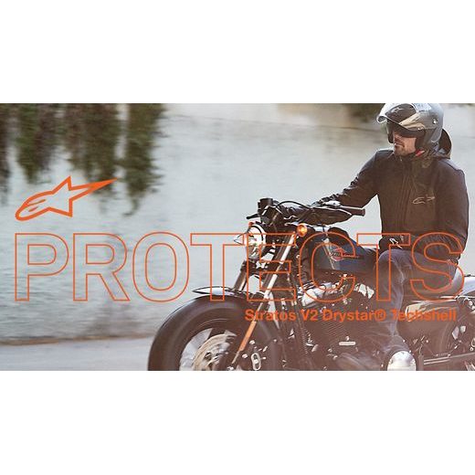 BUNDA STRATOS 2 TECHSHELL DRYSTAR, ALPINESTARS (ZELENÁ/ČERNÁ)