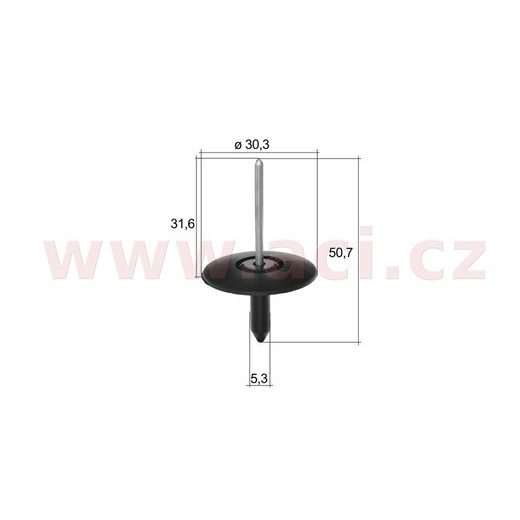 PLASTOVÝ NÝTEK (SADA 10 KS)