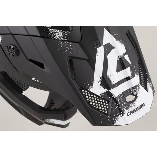 PRILBA CROSS CUP 2 CREW JUNIOR, CASSIDA, DETSKÁ (ČIERNA MATNÁ/BÍLÁ) 2026