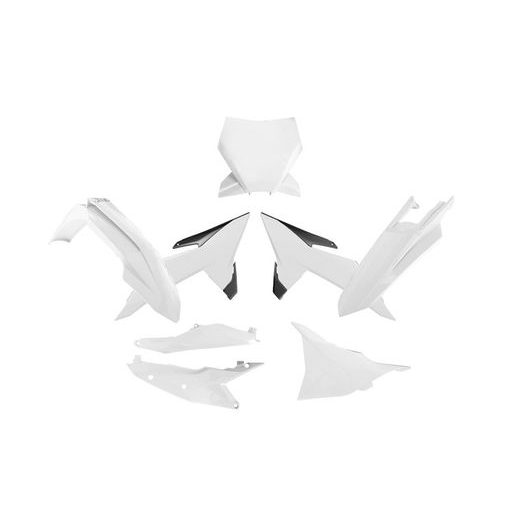 SADA PLASTOV 6 DIELOV KTM, RTECH (BIELA, ČIERNA)