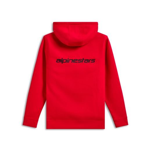 MIKINA TRANSVERSE HOODIE, ALPINESTARS (ČERVENÁ)
