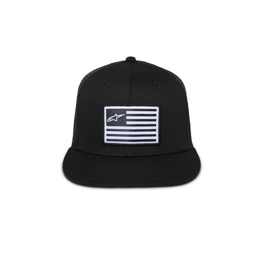 ŠILTOVKA FLAG FLAT, ALPINESTARS (ČERNÁ/ČERNÁ)
