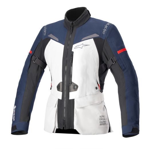 BUNDA STELLA ST-7 GORE-TEX, ALPINESTARS, DÁMSKA (SVETLE ŠEDÁ/MODRÁ/ČERNÁ) 2024