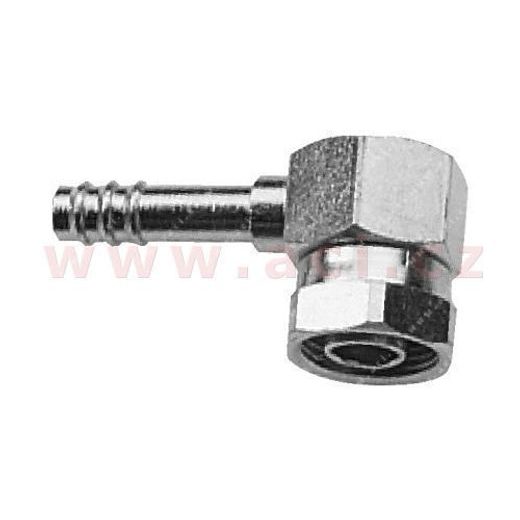 FITINKA HLINÍKOVÁ NAMÁČKACIA ROTALOCK SAMICA KRÁTKA 90° PRE HADICE G10 (13 MM) ZÁVIT UNS 2B 1"