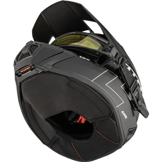 PRILBA CKX TITAN AMS, MATNÁ ČIERNA + VYHRIEVANÉ OKULIARE