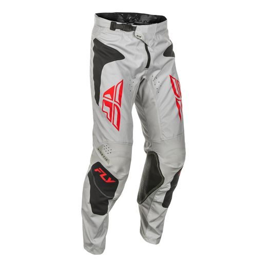 NOHAVICE KNETIC SYM, FLY RACING - USA 2025 (ŠEDÁ/ČERVENÁ/ČERNÁ)