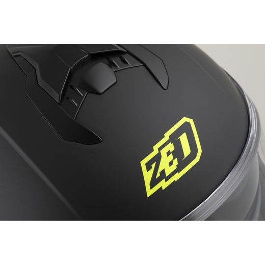 PRILBA K40, ZED (ČIERNA MATNÁ/ŽLUTÁ FLUO) 2026