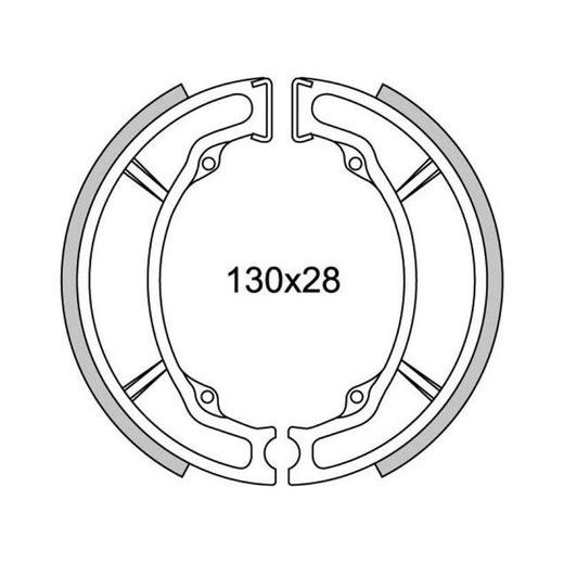 BRZDOVÉ OBLOŽENIE (ŠTANDARDNÉ MATERIÁL) NEWFREN (2 KS V BALENIE)