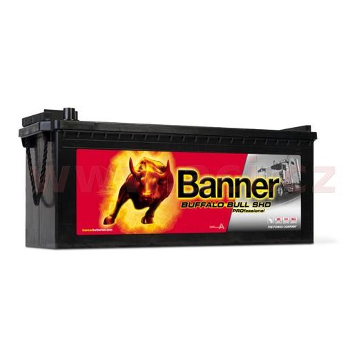 180AH BATERIE, 1000A, LEVÁ BANNER BUFFALO BULL SHD PROFESSIONAL 514X223X195(220)