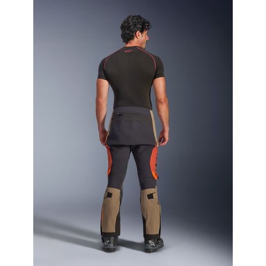 NOHAVICE HALO PRE DRYSTAR XF, ALPINESTARS (SVETLE HNĚDÁ/TMAVĚ ORANŽOVÁ/ČERNÁ) 2026