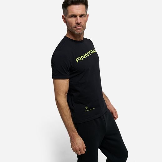 FINNTRAIL T-SHIRT LOGOQR BLACK