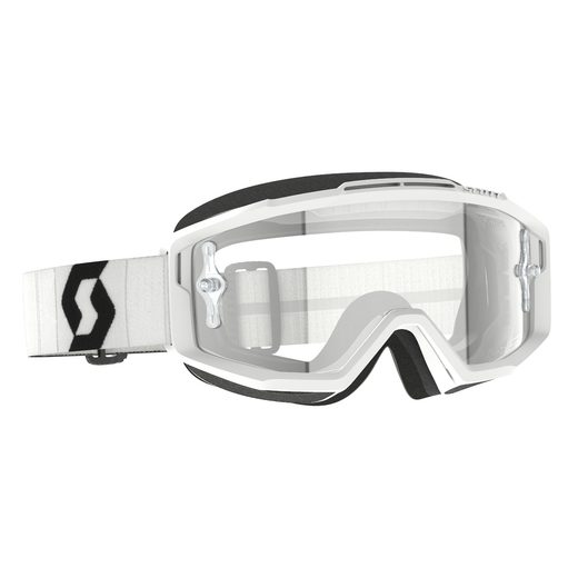 SCOTT BRÝLE SPLIT OTG WHITE/BLACK CLEAR WORKS