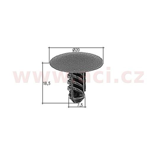 PLASTOVÁ PŘÍCHYTKA (SADA 10 KS)