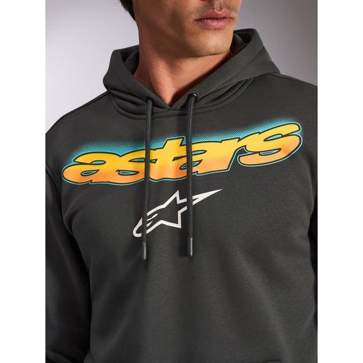 MIKINA ELLIPSOID HOODIE, ALPINESTARS (ŠEDÁ)