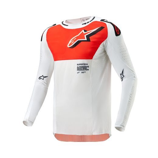 DRES SUPERTECH WARD, ALPINESTARS (BÍLÁ/ORANŽOVÁ) 2024