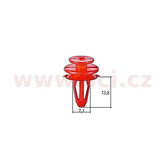 PLASTOVÁ PŘÍCHYTKA (SADA 10 KS)