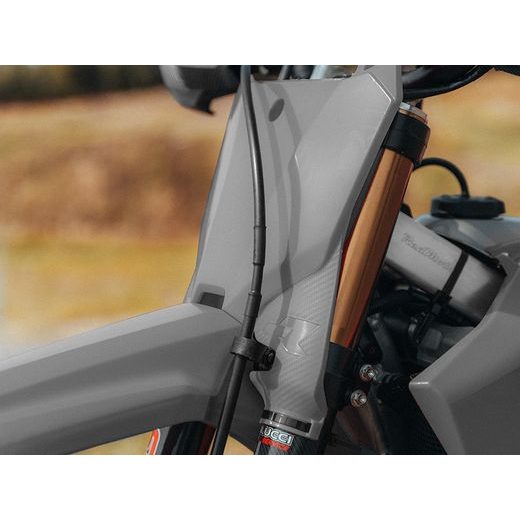 KOMPLETNÉ SADA PLASTOV REVOLUTION 5 DIELOV HONDA, RTECH (EDÍCIA QUANTUM ŠEDÁ-ČERNÁ)