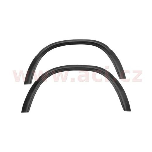 SADA PLASTOVÝCH LEMŮ BLATNÍKŮ (ZADNÍ) 2 KS