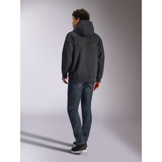 MIKINA EMERGENT OVERSIZED HOODIE, ALPINESTARS (ČIERNA)