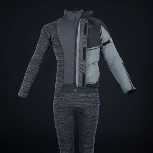 TERMOTRIKO S DLHÝM RUKÁVOM ADVANCED BASE LAYER, OXFORD ADVANCED (ŠEDÉ/ČERNÉ)