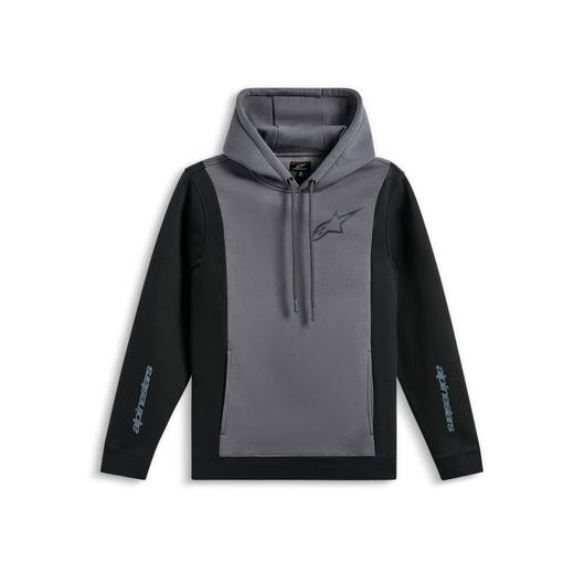 MIKINA IGNITE HOODIE, ALPINESTARS (ŠEDÁ/ČERNÁ)