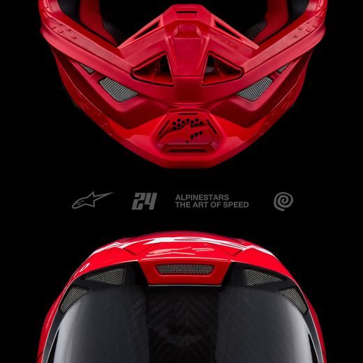 PRILBA SUPERTECH S-M10 FLOOD, ALPINESTARS (ČERVENÁ FLUO/ČERVENÁ MATNÁ) 2026