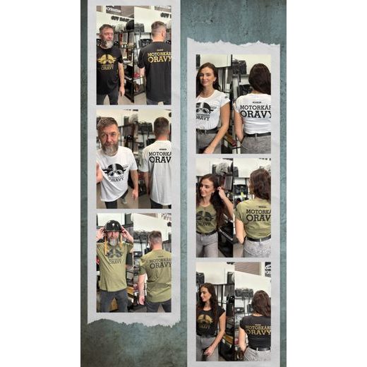 TRIČKO MOTORKÁRI ORAVY, DÁMSKE, KHAKI