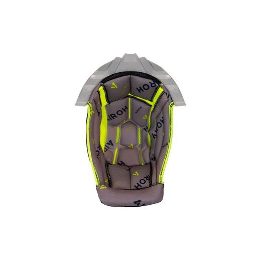 ASN KLOBÚK INTERIÉRU PRE PRILBY TWIST 3, AIROH (ŠEDO-ŽLUTÝ, ŠEDÝ)