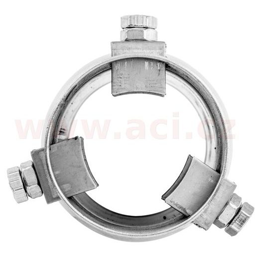 KONCOVKA VÝFUKU NEREZOVÁ KULATÁ, VNĚJŠÍ PRŮMĚR 60MM, DÉLKA 125MM, VNITŘNÍ PRŮMĚR 38-47MM ASSO