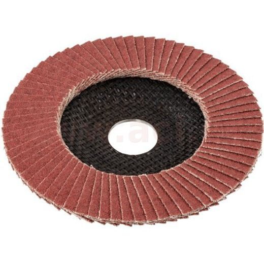 LAMELOVÝ KOTOUČ ŠIKMÝ 125 MM (PRO INOX/OCEL, OCEL, LITINA) HRUBOST P120, LUKAS (NĚMECKO)