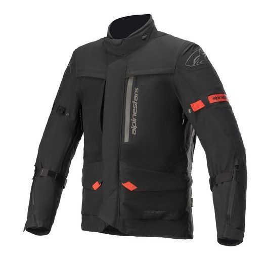 BUNDA ALTAMIRA GORE-TEX, ALPINESTARS (ČERNÁ/SVĚTLÁ ČERVENÁ) 2024