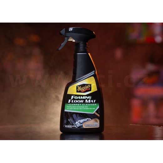 MEGUIAR'S FOAMING FLOORMAT &AMP; CARPET CLEANER PĚNIVÝ ČISTIČ TEXTILIÍ A AUTOKOBEREČKŮ, 473 ML