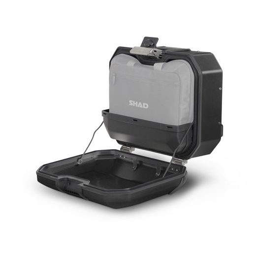 KOMPLETNÁ SADA 36L / 47L HLINÍKOVÝCH BOČNÝCH SKRÍŇ SHAD TERRA BLACK VRÁTANE MONTÁŽNEJ SADY SHAD DUCATI MULTISTRADA 1200 V4