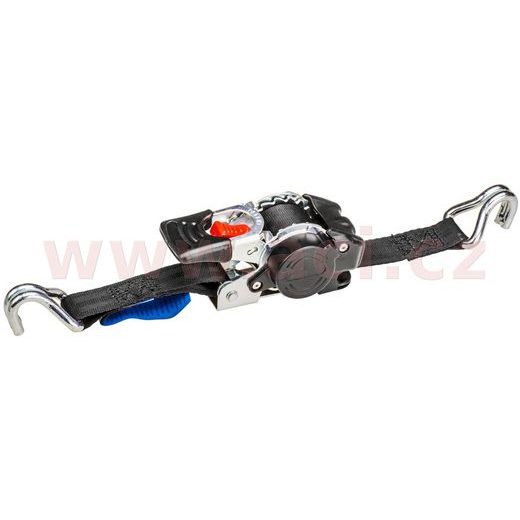 UPÍNACÍ POPRUH SAMONAVÍJECÍ, 25 MM, 300 KG, DVOJITÉ HÁKY, 3 M