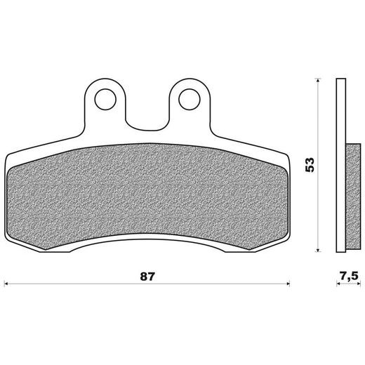 BRZDOVÉ DOŠTIČKY (ZMES ROAD TOURING ORGANIC) NEWFREN (2 KS V BALENIE)